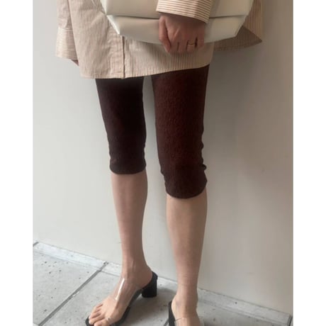 【anuke】Cutlace Biker Pants　※納期4月中旬～5月中旬