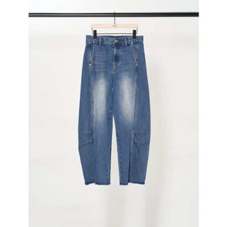 再販✨【YENN】KNEE TUCK DENIM PT