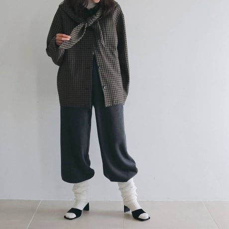 【anuke】Fleece Rough Pants　※納期9月中旬〜10月中旬