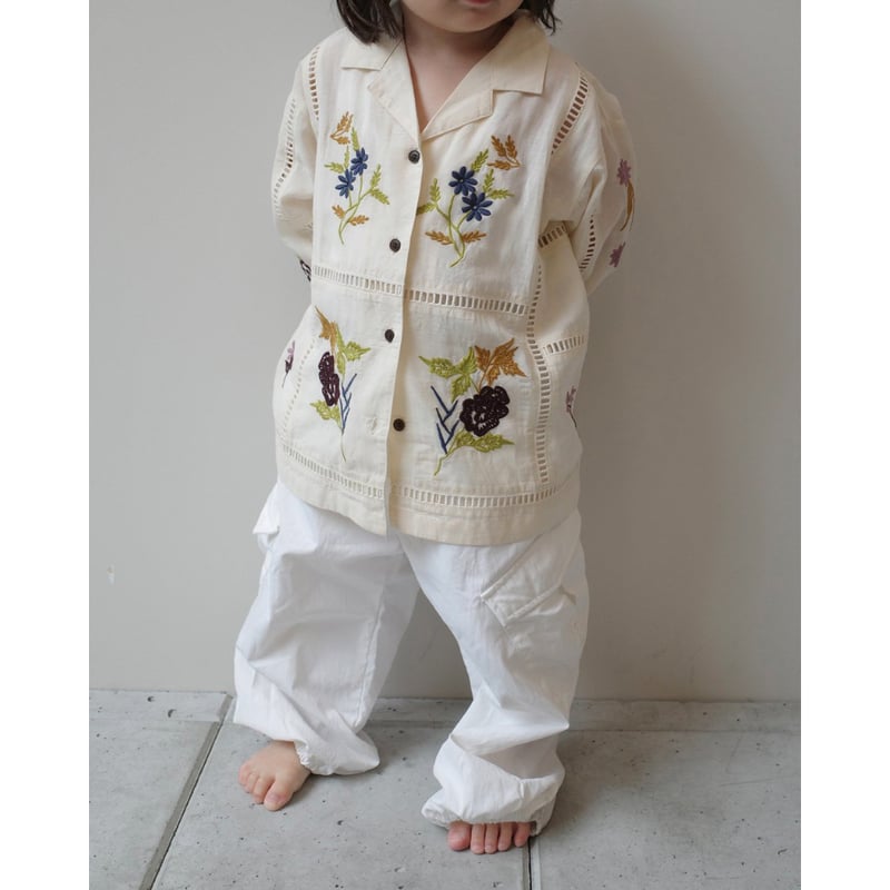 TODAYFUL】Embroidery Patchwork Shirts(KIDS) ※納期 TODAYFUL】Embroidery Patchwork Shirts(KIDS) ※納期