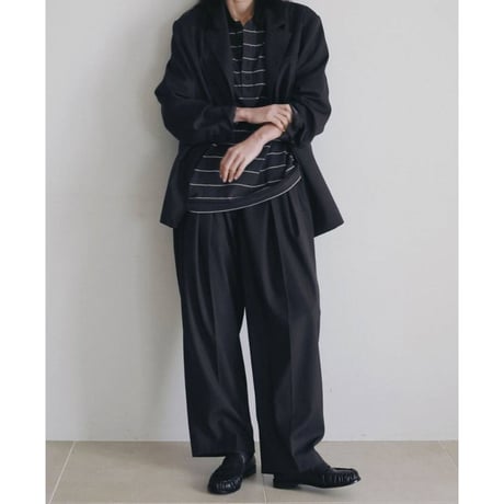 【anuke】Hightwist Cocoon Pants　※納期8月下旬～9月下旬
