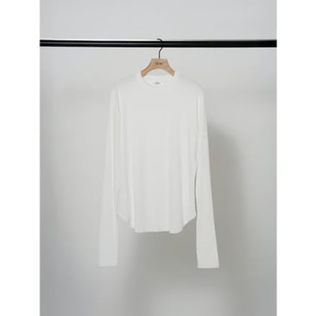 【YENN】COTTON RIB LONG TEE