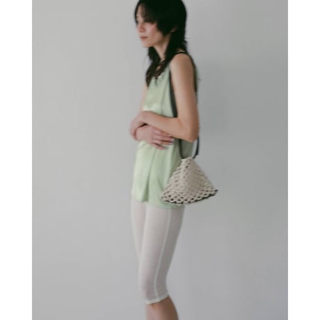 【anuke】Cutlace Biker Pants　※納期4月中旬～5月中旬