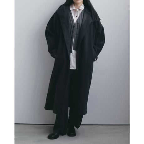 【anuke】Wool Hoodie Coat