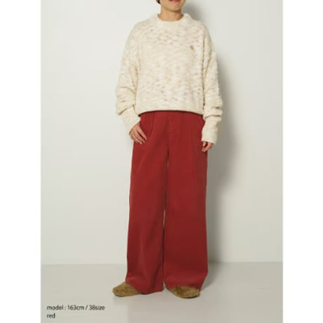【YENN】WASHED CORDUROY PT