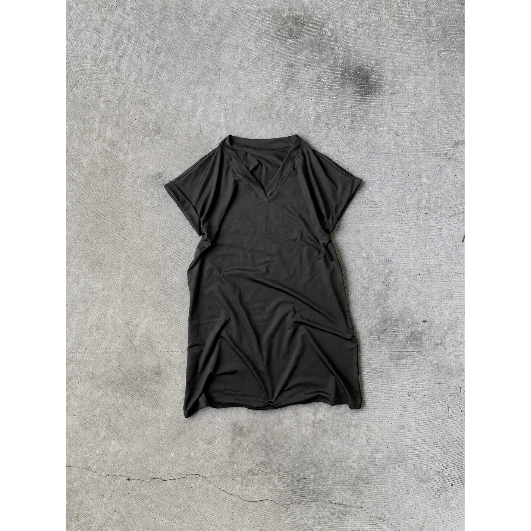 MULネック M.U.L.】V-NECK LONG CUTSEW | selectshop kusukusu