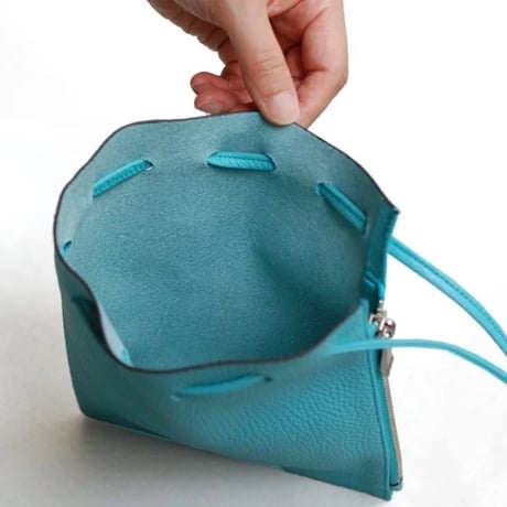 再販【blancle】S.LEATHER ZIP DRAWSTRING 【Ssize】bc1171