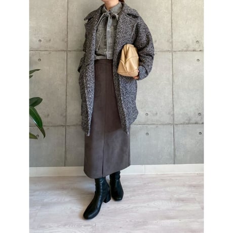 【ROSIEE】軽量裏起毛コクーンコート