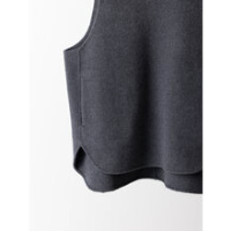 【YENN】W FACE OVER VEST　※納期：9月中旬〜10月中旬