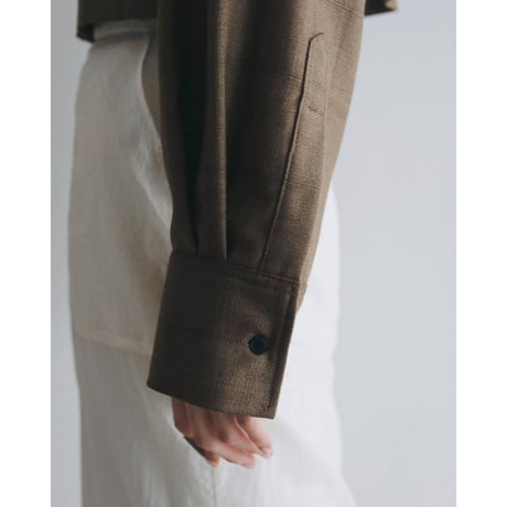 【anuke】Short Check Shirts　※納期9月中旬～10月中旬
