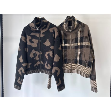 【MARGAUX VINTAGE】 JQニットブルゾン