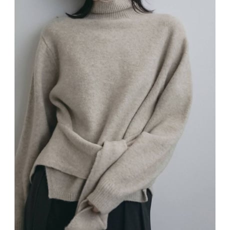 【anuke】Layered Soft Knit　※納期11月上旬～12月上旬