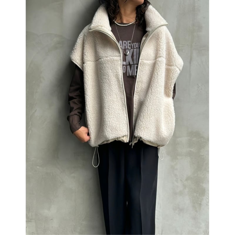 再販✨【flamingo farm】ボアベスト 155029 | selectshop kus