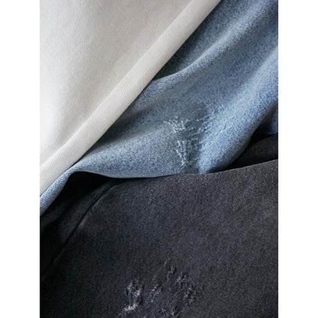 HIGH RISE TUCK WIDE PT GRAY