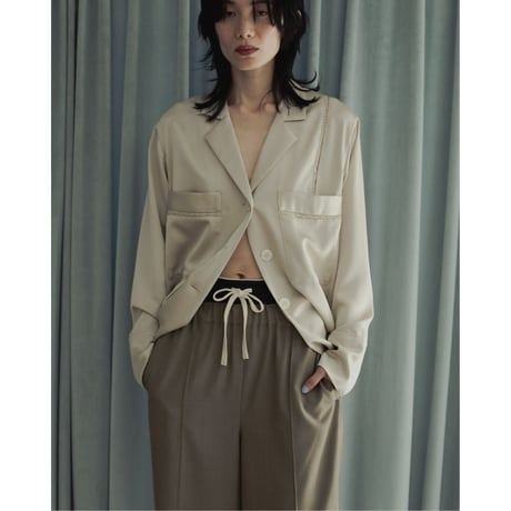 【anuke】Pintuck Wide Pants