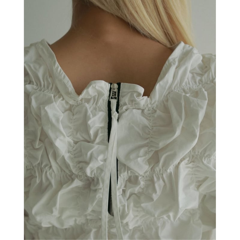 anuke Typewriter Shirring Tops