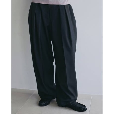 【anuke】Hightwist Cocoon Pants　※納期8月下旬～9月下旬