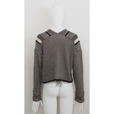 【Boutique Ordinary】Jacquard Knit V-Neck Cardigan
