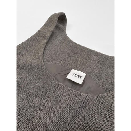 【YENN】WOOL BUSTIER PO