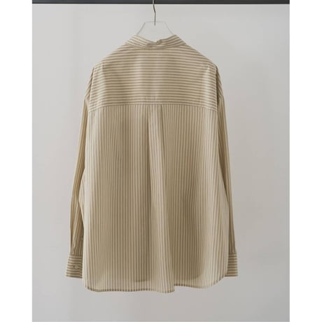 【anuke】Stripe Over Shirts　※納期3月中旬～4月中旬