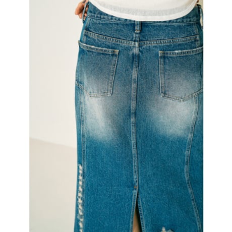 【YENN】DENIM MERMAID SK