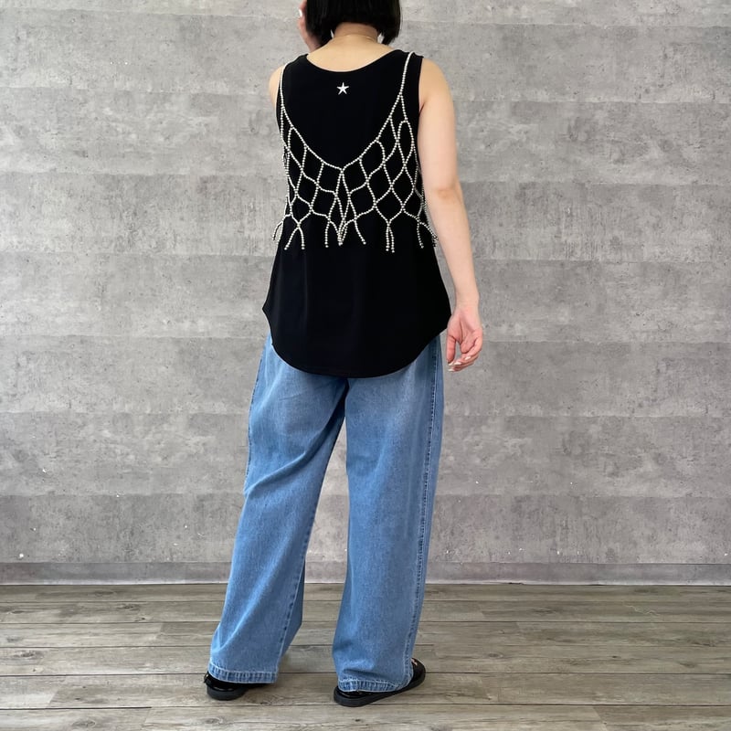 ANNA KERRY新品☆ガゼットデニム(34)