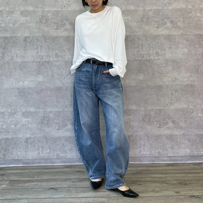 Anna Kerry】裏起毛モロッコデニムパンツ | selectshop kusukusu