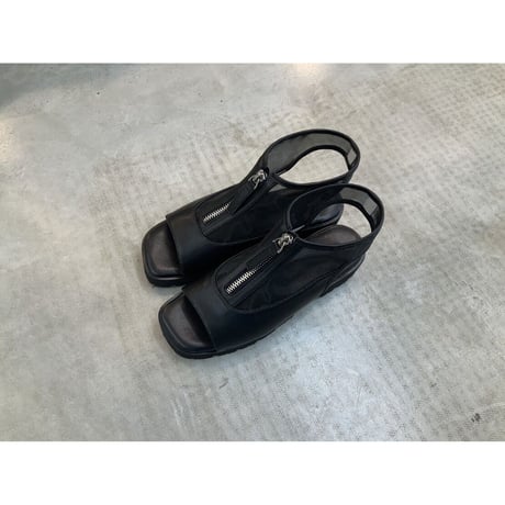 【ATERIER BRUGGE】Sheer bootie sandals　※３月上旬～中旬納期