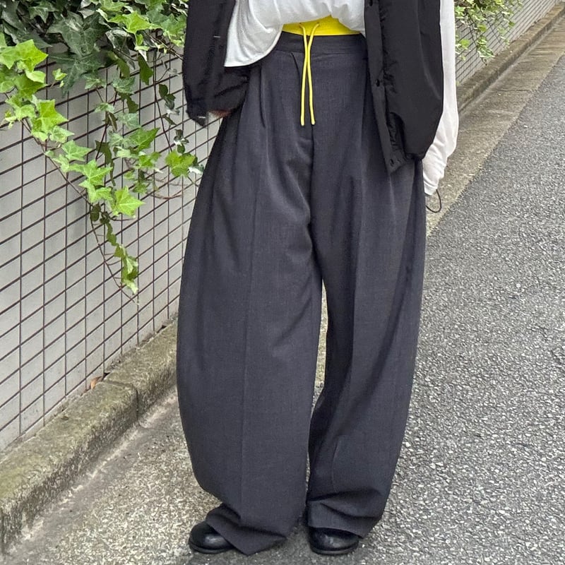 えりこ推しパンツ‼️【PRIORITY】2タックカーヴィーパンツ