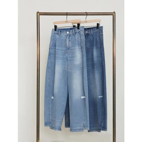 【YENN】 CURVED SEAM DENIM PT