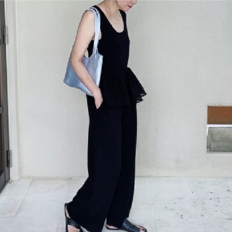 【ànuke】Curler Knit Combinaison