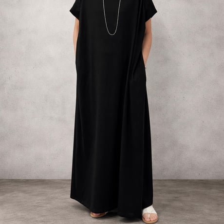 【siro de labonte】tuck sleeve long OP