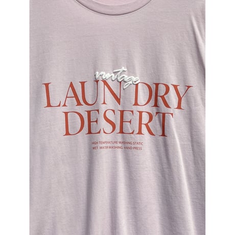 【CHIGNON】LAUNDRY発泡ﾛｺﾞTee　納期：11月中旬～12月中旬