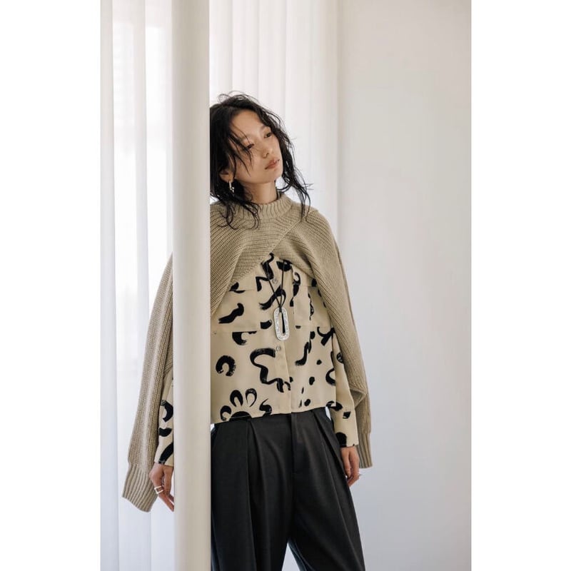 CHIGNON】カシュクールニットボレロ | selectshop kusukusu