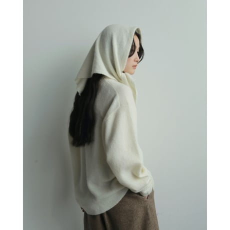【anuke】Layered Scarf Knit※11月上～12月上