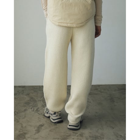【ànuke】Knit Wide Pants　※11月中旬~12月上旬頃 発送予定