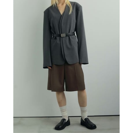 【anuke】Centerpress Half Pants