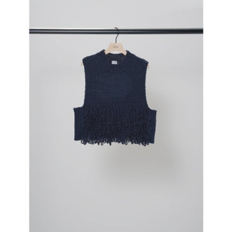【YENN】LOOP HAND KNIT VEST
