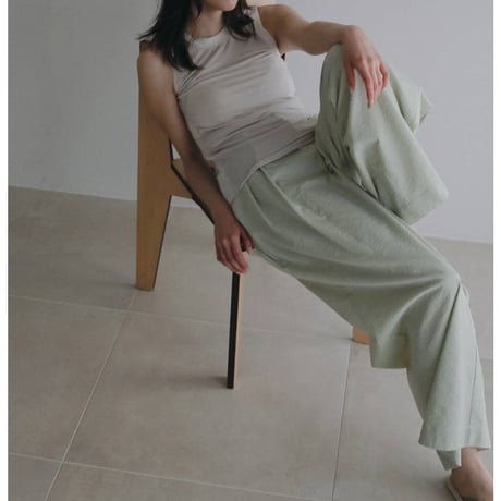 【anuke】Bicolor Tank Top