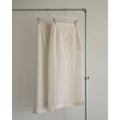 【anuke】Sheer Workpocket Skirt　※納期7月中旬～8月中旬