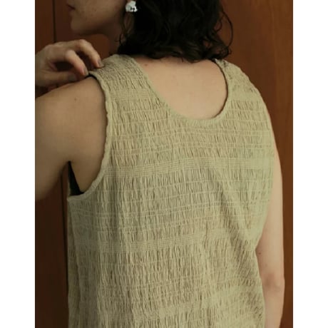 【ànuke】Shirring Tops