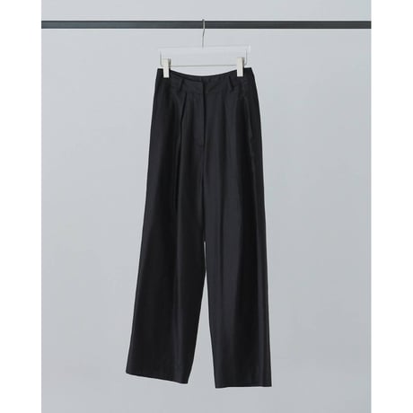 【anuke】Sheer Tuck Pants　※納期5月中旬～6月中旬