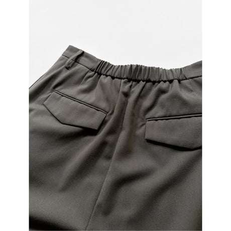 【YENN】WOOL BLEND TWO TUCK PT