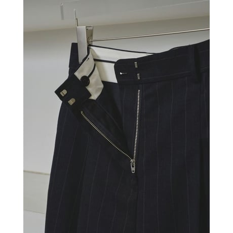 【TODAYFUL】Stripe Tuck Trousers  ※納期2/下～3/下