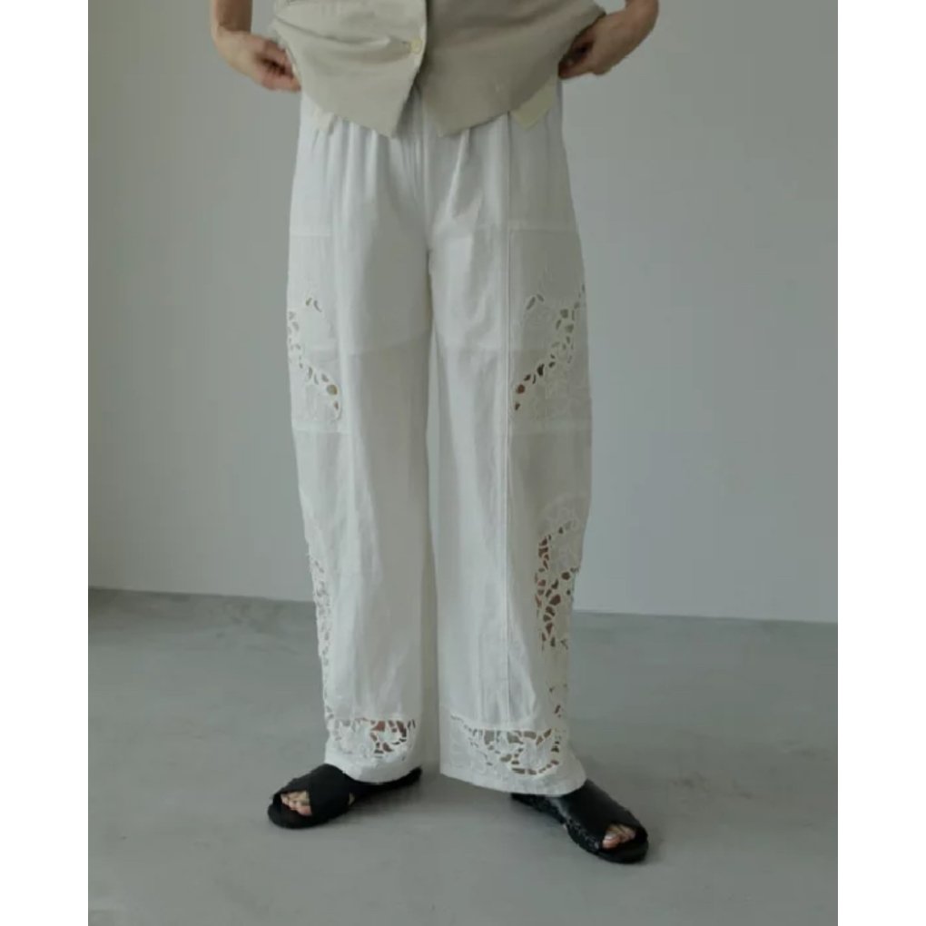 再販【ànuke】Cutwork Lace Pants | selectshop kusukusu