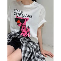 【kusukusu select】チータービジューTシャツ　17839