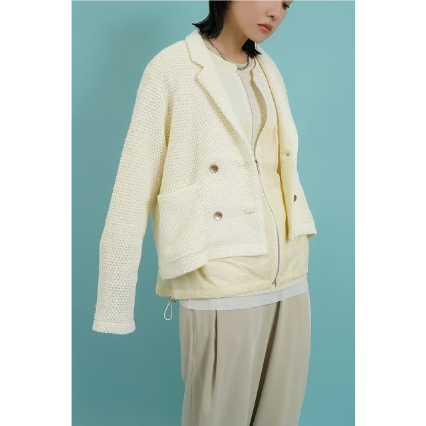 CYAN TOKYO】ワッフルレースWテーラードJK | selectshop kusukusu