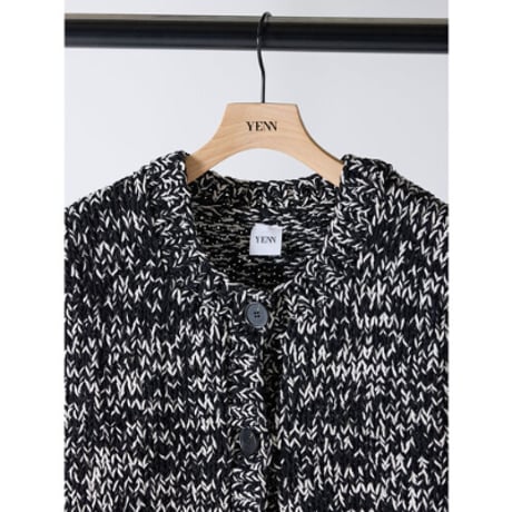 【YENN】MIX HAND KNIT VEST