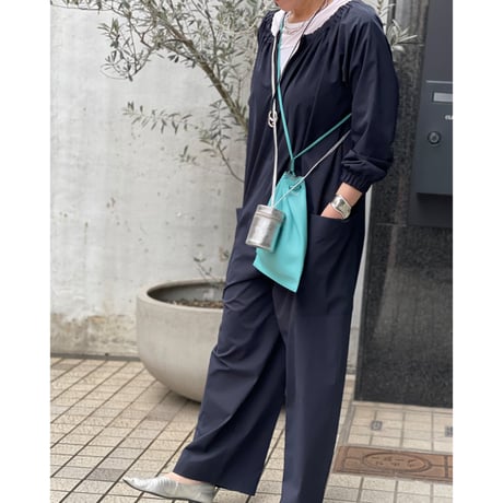 【blancle】S.LEATHER ZIP DRAWSTRING 【Msize】bc1172