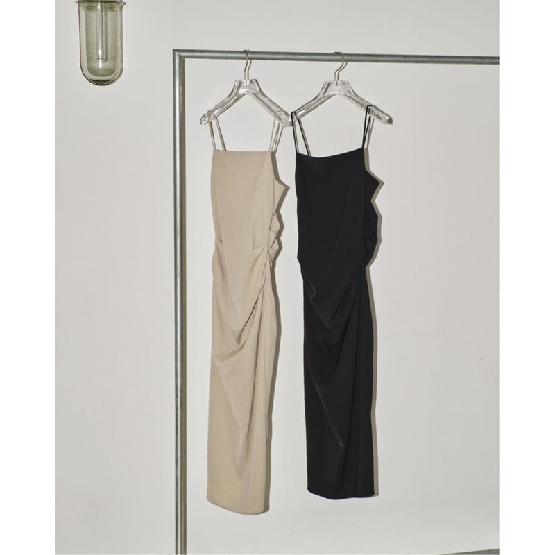 TODAYFUL トゥデイフル Drape Camisole Dress 黒36 TODAYFUL（トゥデイフル）の「TODAYFUL Drape Camisole Dress
